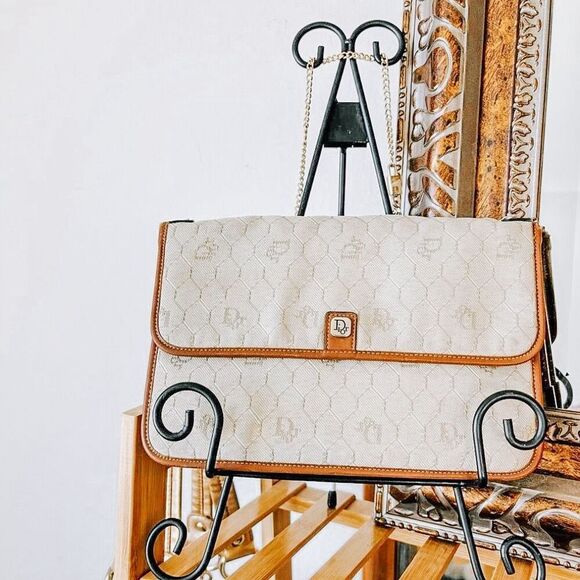 Dior Handbags - DIOR bags | Christian Dior honeycomb flap bag gold hardware original chain monog